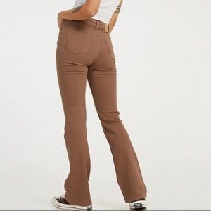 Motel Rock Bootleg Rich Brown Jeans